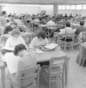 Library study hall circa 1963