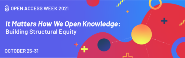 Open Access Week 2021 banner image