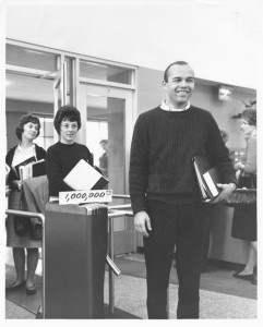 One millionth library patron in 1962