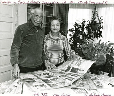 Otto & Verdell Rutherford in 1982. Photo by Richard Brown.