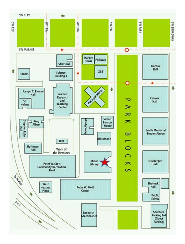 Portland State University Campus Map Maps & Directions | Portland State University Library