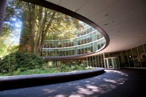 entrance to PSU Library