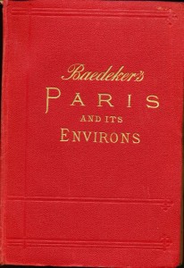 Baedeker Paris bookcover