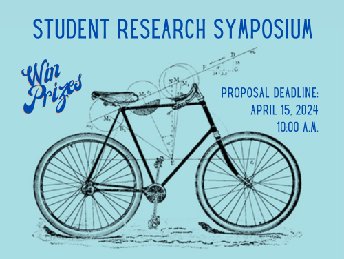 Student research symposium proposal deadline extended to April 15, 2024. Win prizes