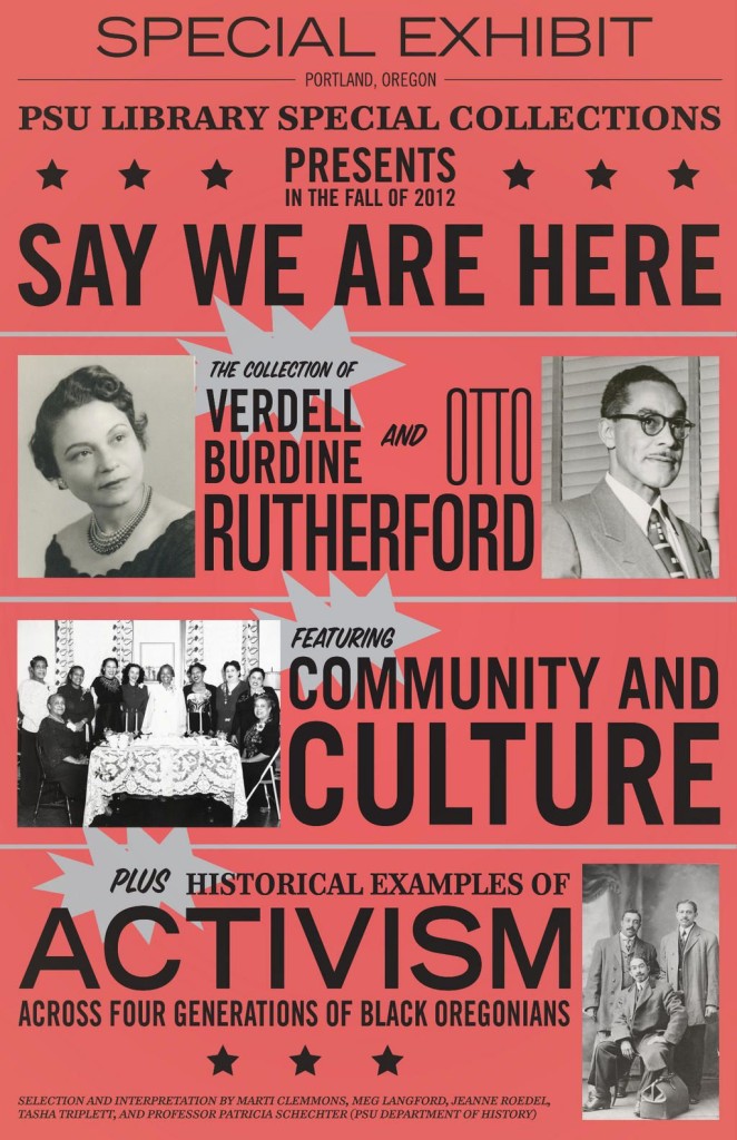 Say We Are Here exhibit poster