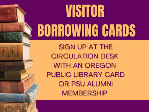 Visitor Borrowing Card