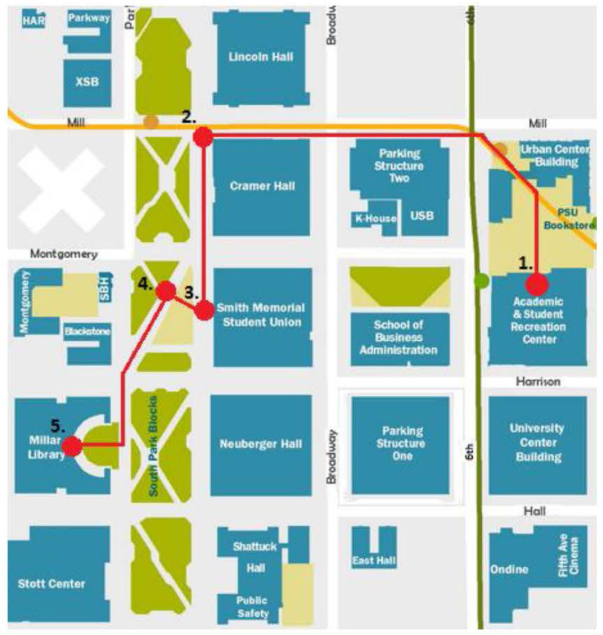 PSU Campus Map